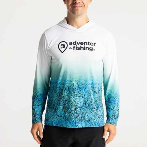 Adventer & fishing Funkční hoodie UV tričko Bluefin Trevally -